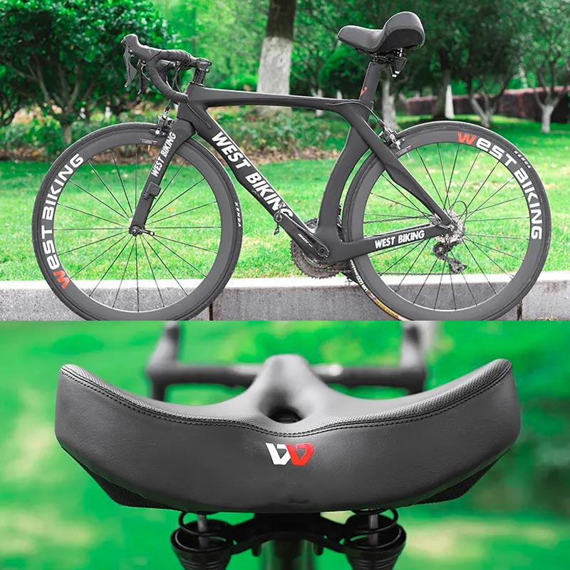 Comfortable Bike Seat Extra Wide Cushion - Fashinoza