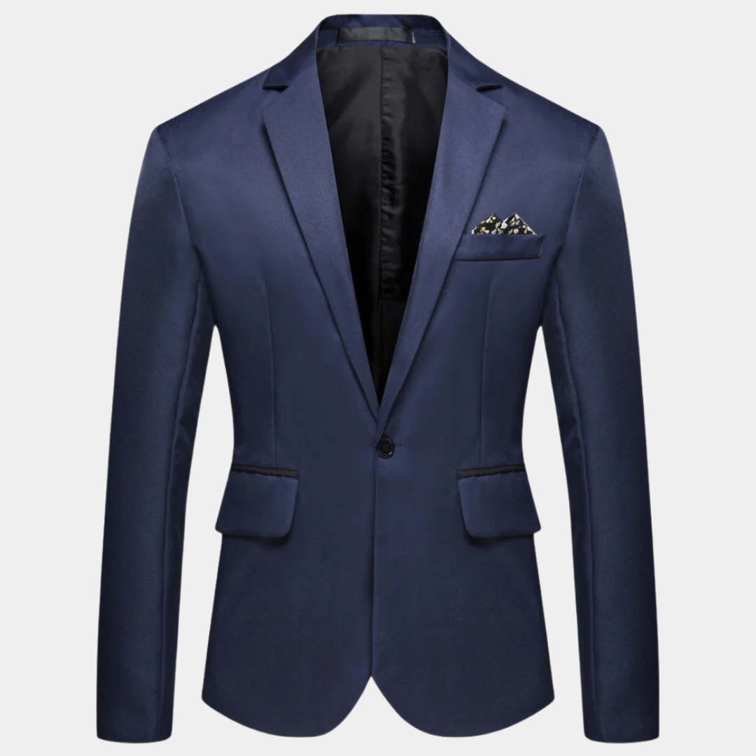 Men's Modern Fit Blazer Comfortable Design - Fashinoza