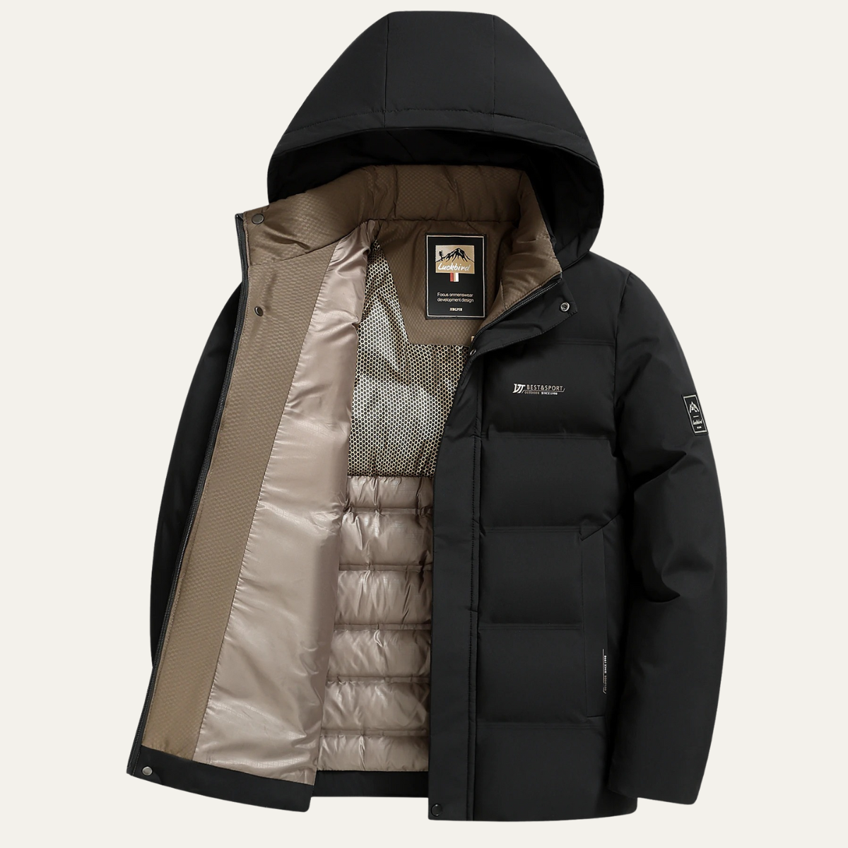 Aosta Men's Cotton Winter Jacket Thick Warm