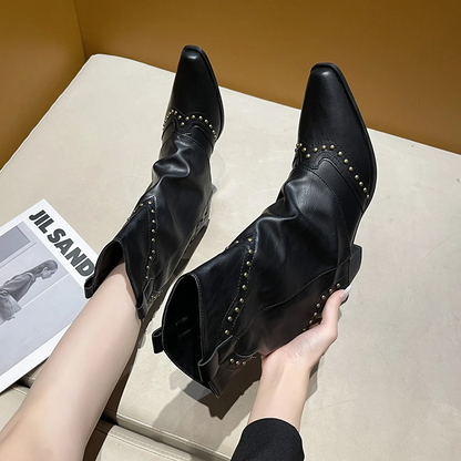 Women's Studded Western Boots