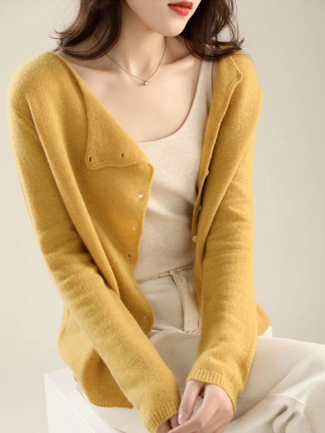 Women's Asymmetric Cardigan Long Sleeves