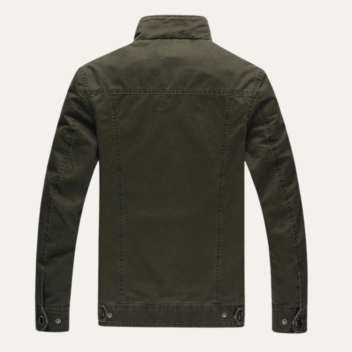 Men's Military Cargo Jacket Cotton Green