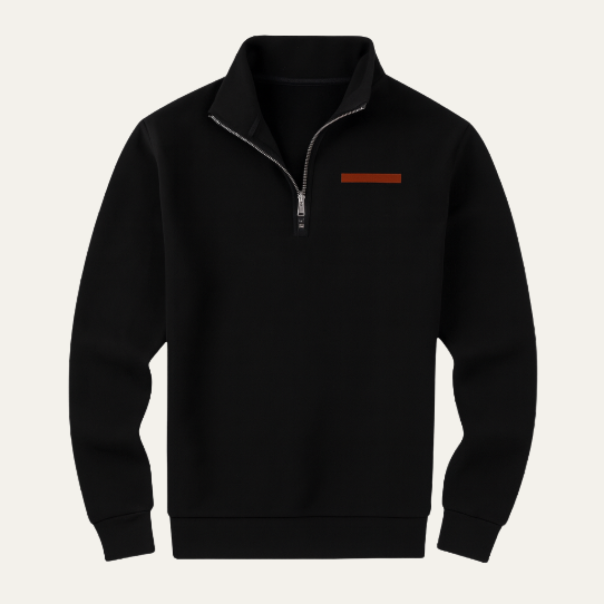 Men's Warm Half Zip Fleece Sweater - Fashinoza