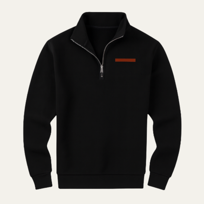 Men's Warm Half Zip Fleece Sweater - Fashinoza