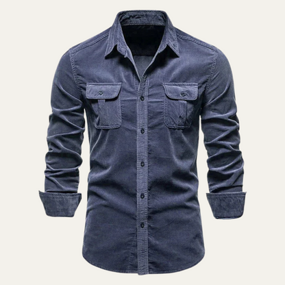 Men's Corduroy Button Down Shirt