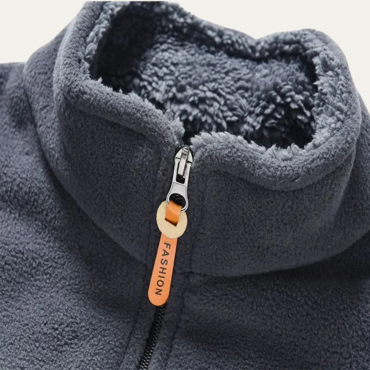 Men's Thermal Fleece Zip Up Outdoor Jacket