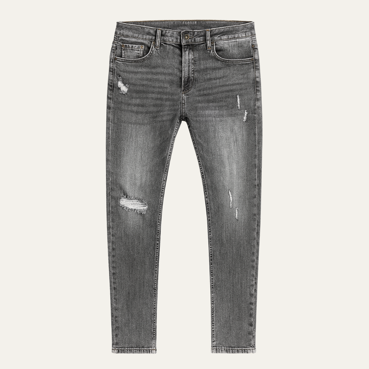 Men's Slim Fit Stretch Denim Jeans Blue - Fashinoza