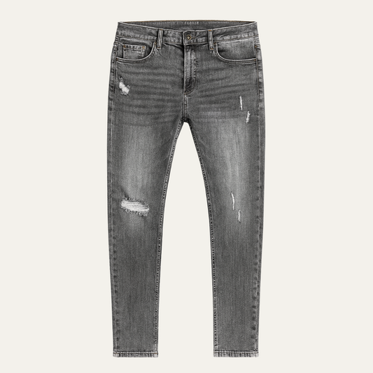 Men's Slim Fit Stretch Denim Jeans Blue - Fashinoza