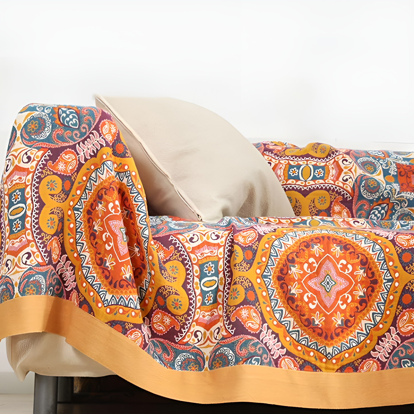 Reversible Blanket Boho Dual Sided Warm Throw