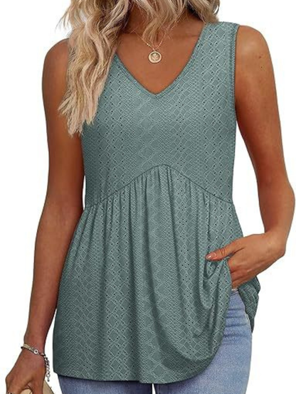 Women's Sleeveless Textured