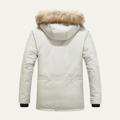 Whitford Men's Thick Warm Hooded Parka Jacket