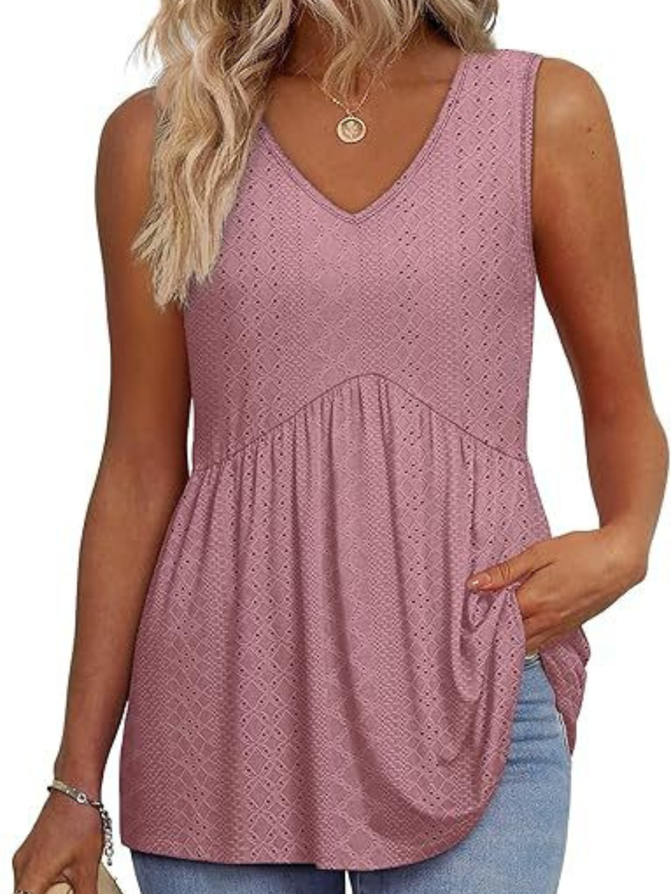 Women's Sleeveless Textured