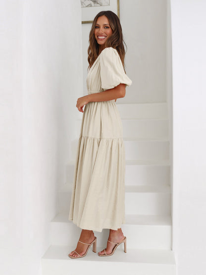 Enola Puff Sleeves Dress