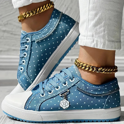 Women's Low- Sneakers Tie-Front