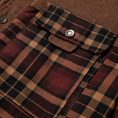 Men's Flannel Jacket Fleece Lined Plaid