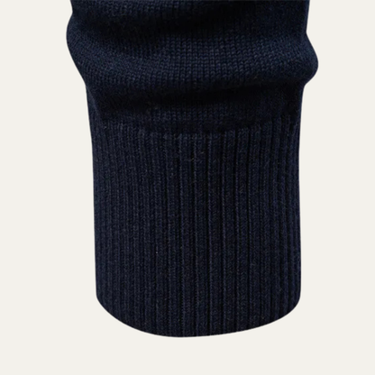 Mens Knit Sweater Half Zip Business Casual