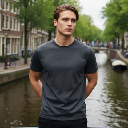 Wentworth Men's Cotton Crew Neck T Shirt Soft Touch