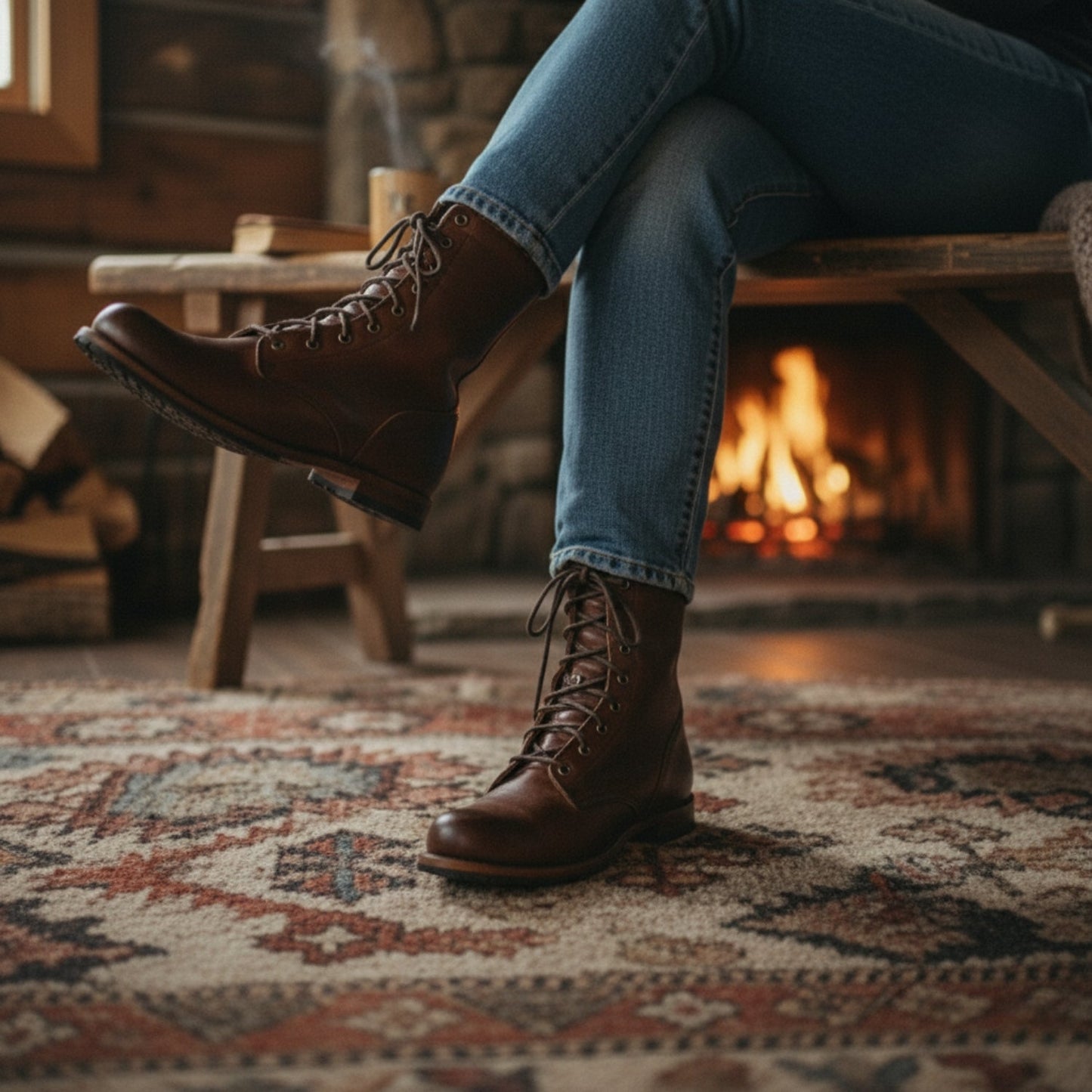 Women's Lace Up Boots