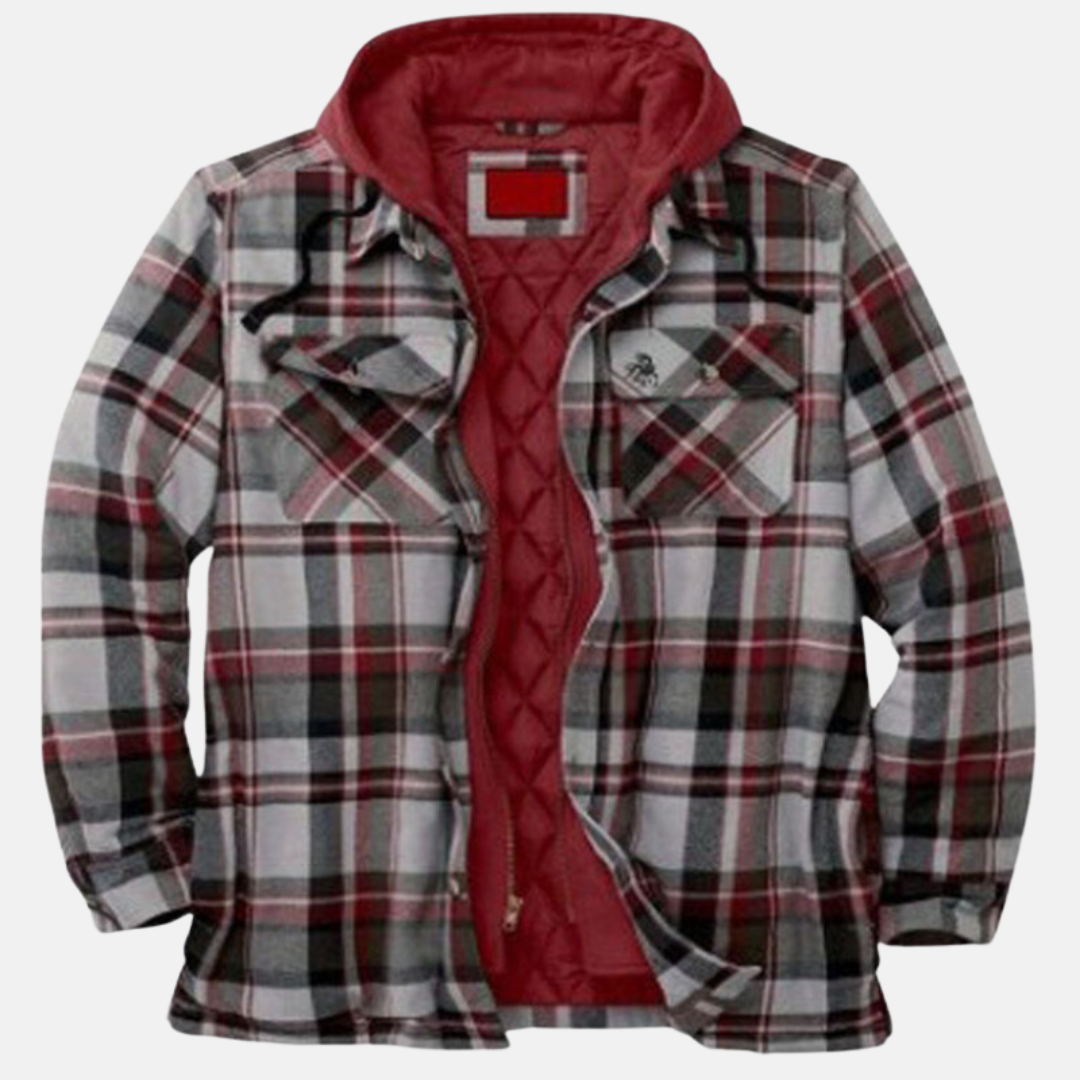 Christian | Men’s Quilted Flannel Shirt Jacket