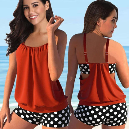 Women's Floral Print Bikini Swimwear Set