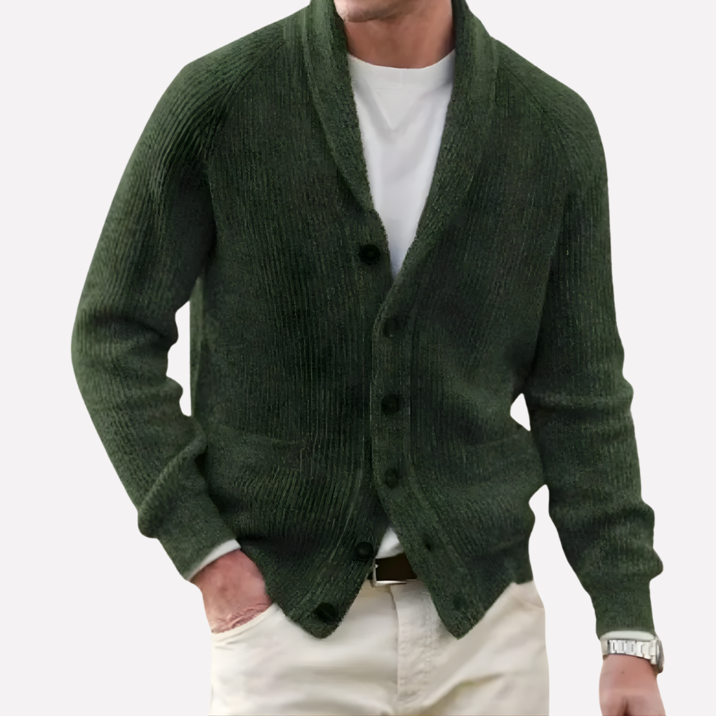 Men's Shawl Cardigan Sweater