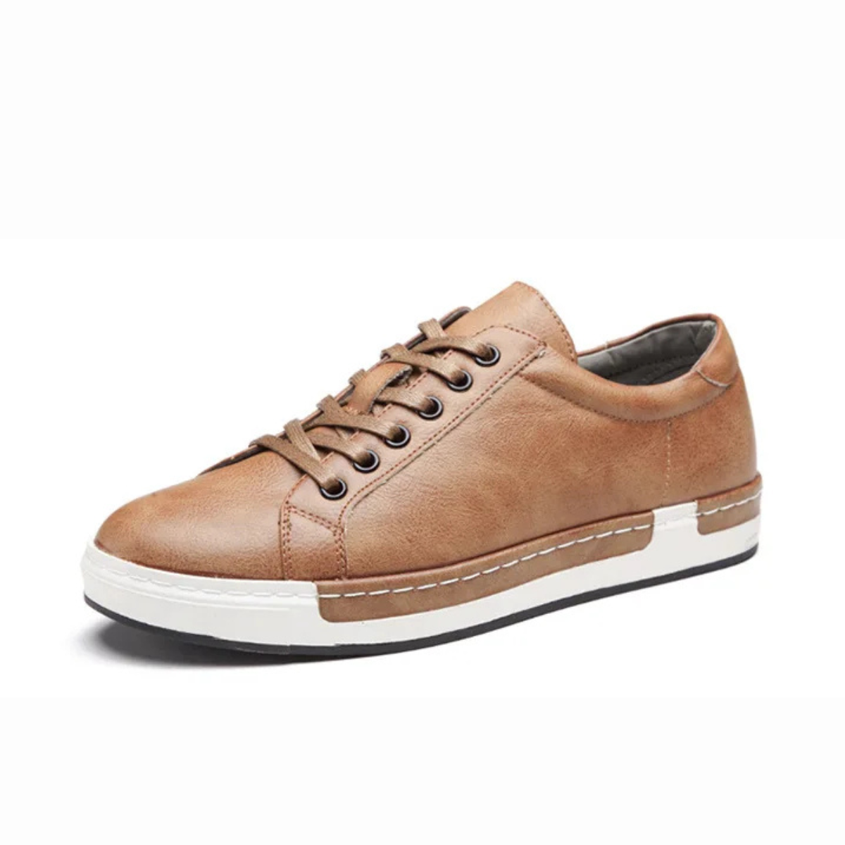 Men's Classic Lace Up Leather Shoes Brown