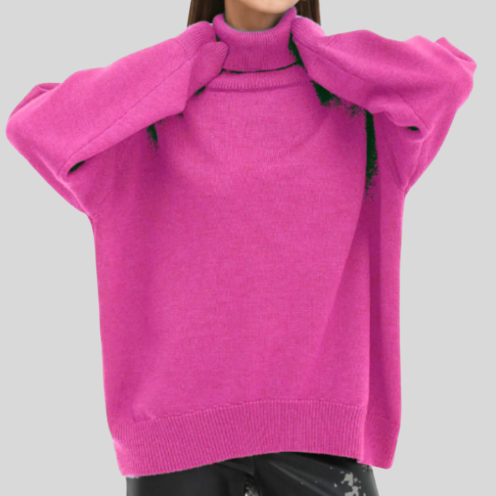 Women's Rollneck Sweater Thermal Cold Weather