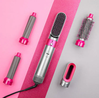 4-In-1 Hair Styler Curler Straightener Brush