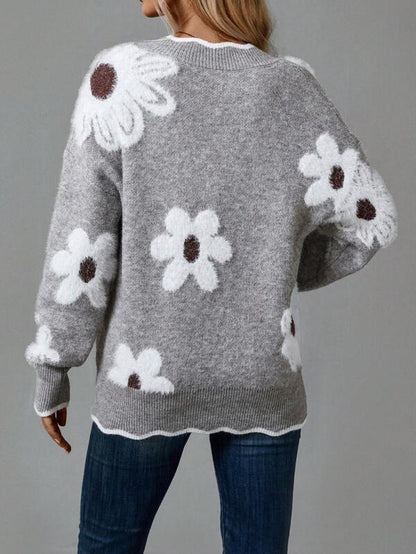 Women's Flower Sweater