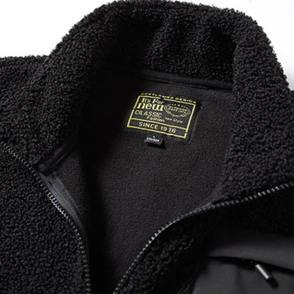 Men's Thick Fleece Zip Up Sweater Winter Warm