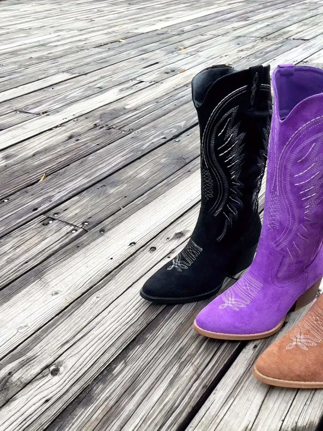 Women's Mid Calf Pull-On Boots