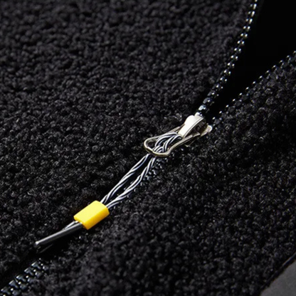 Men's Thick Fleece Zip Up Sweater Winter Warm