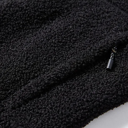 Men's Thick Fleece Zip Up Sweater Winter Warm