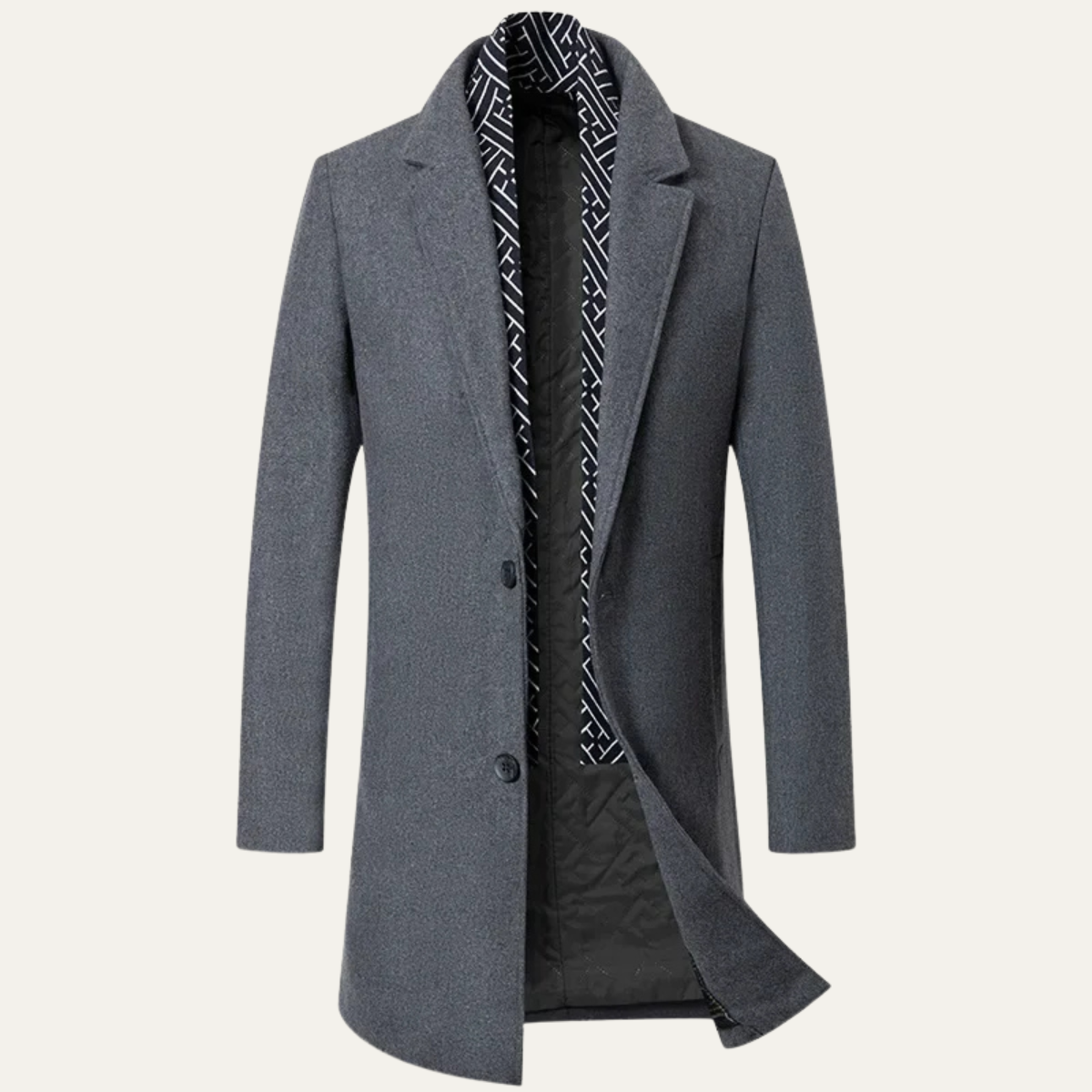Men's Classic Wool Formal Winter Coat