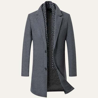Men's Classic Wool Formal Winter Coat