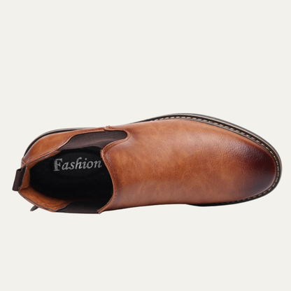 Men's Leather Chelsea Boots Classic Black