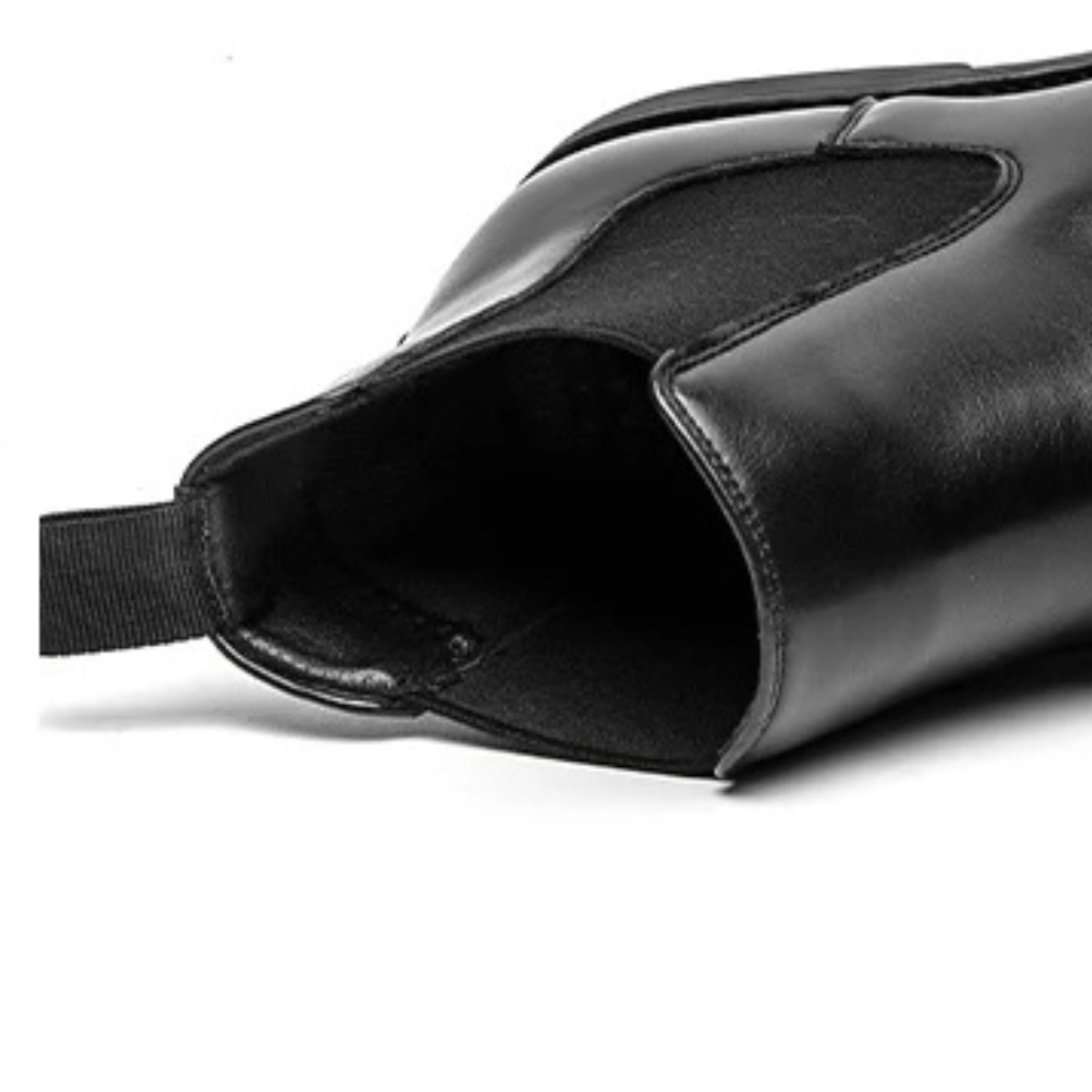 Men's Chelsea Ankle Boots Pointed Toe Black