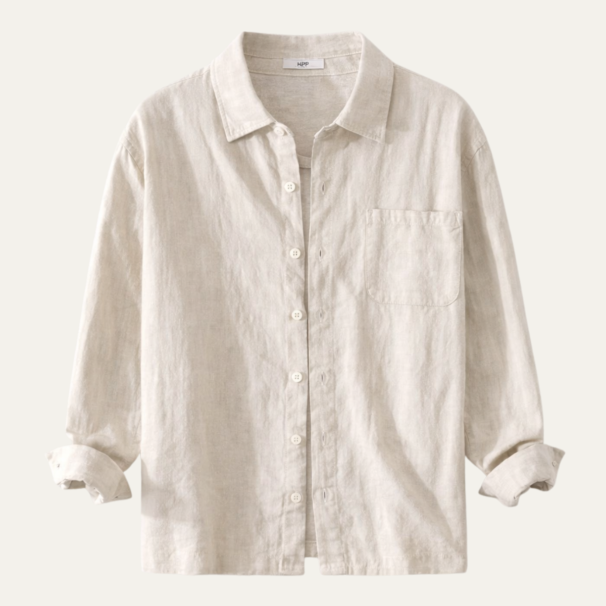 Men's Cotton Shirt Jacket Casual Retro Style - Fashinoza