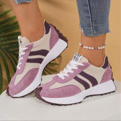 Platform Lace-Up Sneakers for Women – Stylish & Comfortable Caliboot