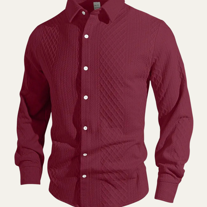 Men's Knit Business Shirt