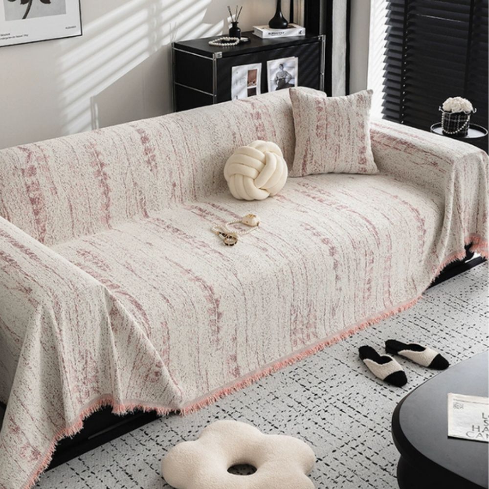 Elegant Sofa Cover Almond Comfortable Living Room Furniture Protector