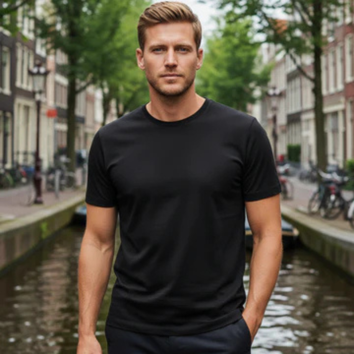 Wentworth Men's Cotton Crew Neck T Shirt Soft Touch