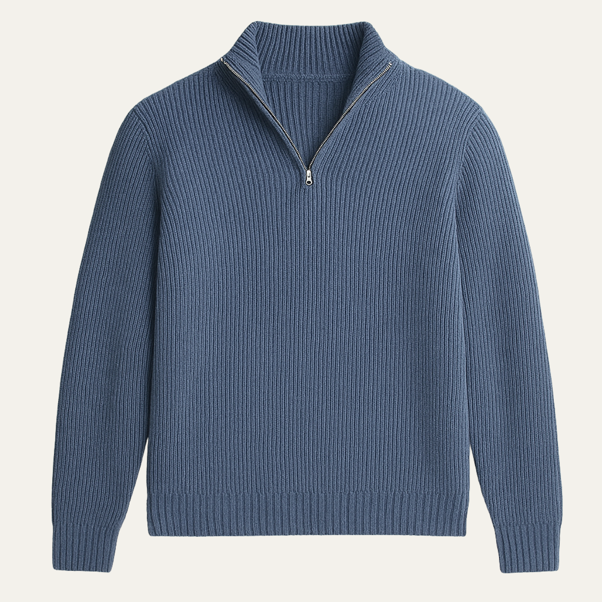 Vicenza Men's Soft Knit Half Zip Sweater - Fashinoza