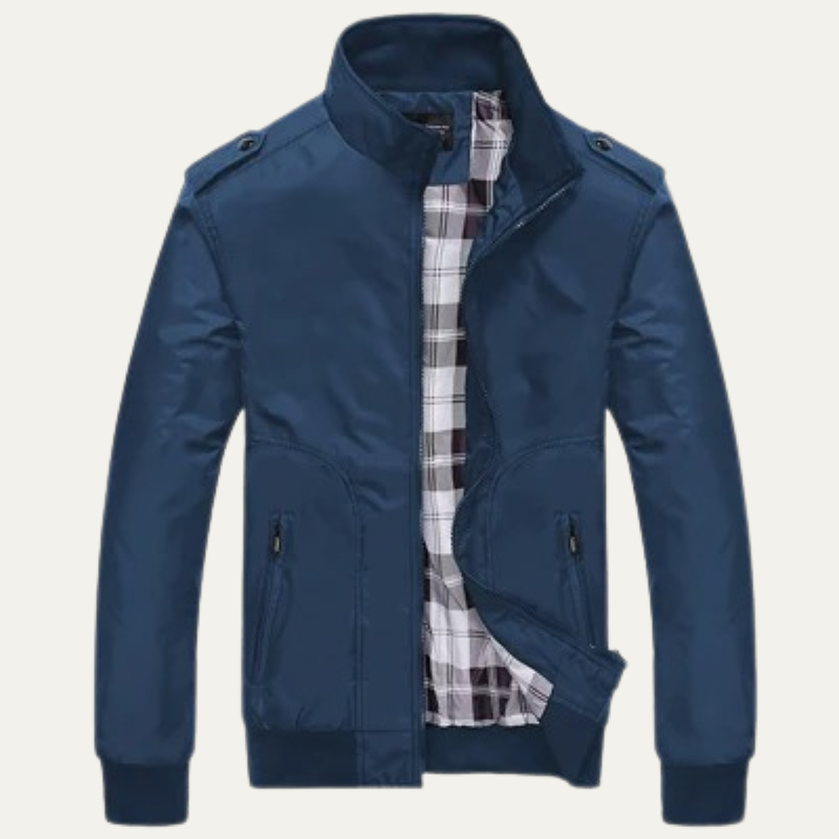 Men's Lightweight Bomber Jacket Stand Collar