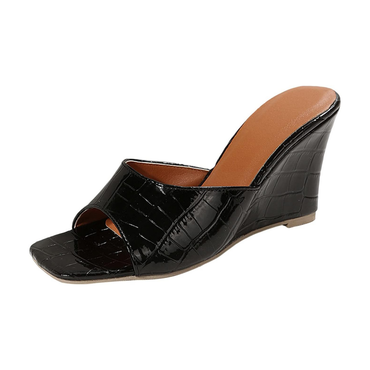Women's Leather Wedge Shoes Cushioned