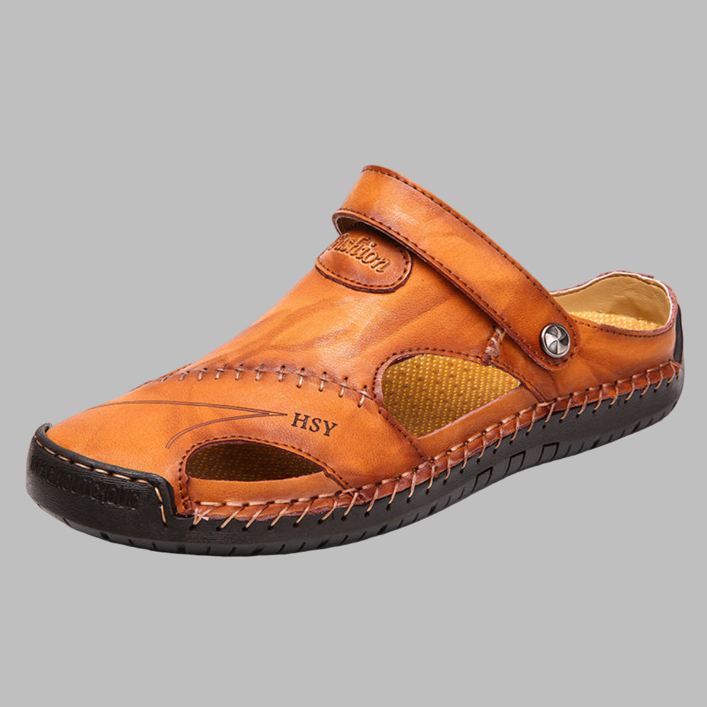 Men's Leather Sandals Comfortable Summer