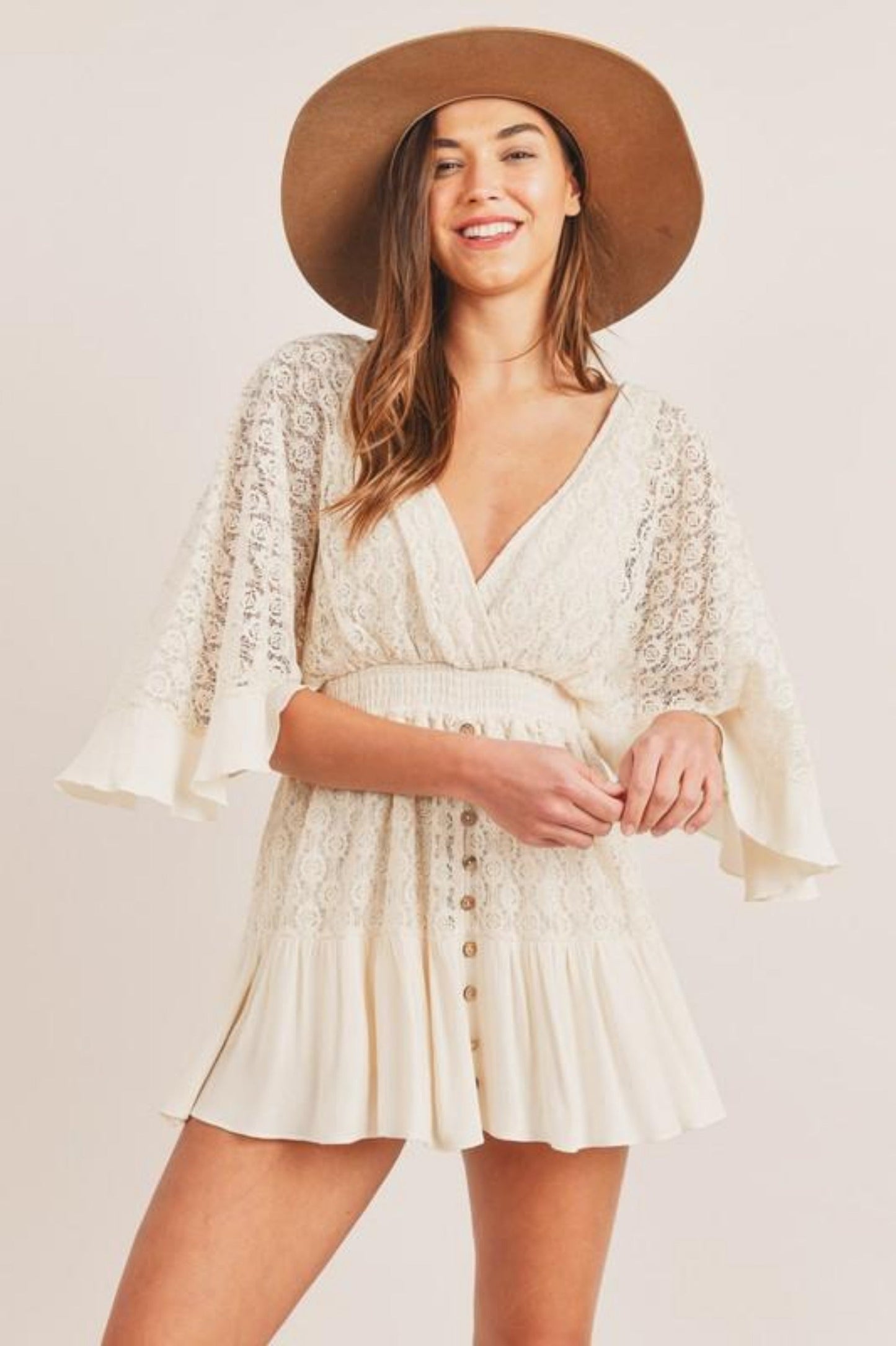 Kara Women's Lace Mini Dress