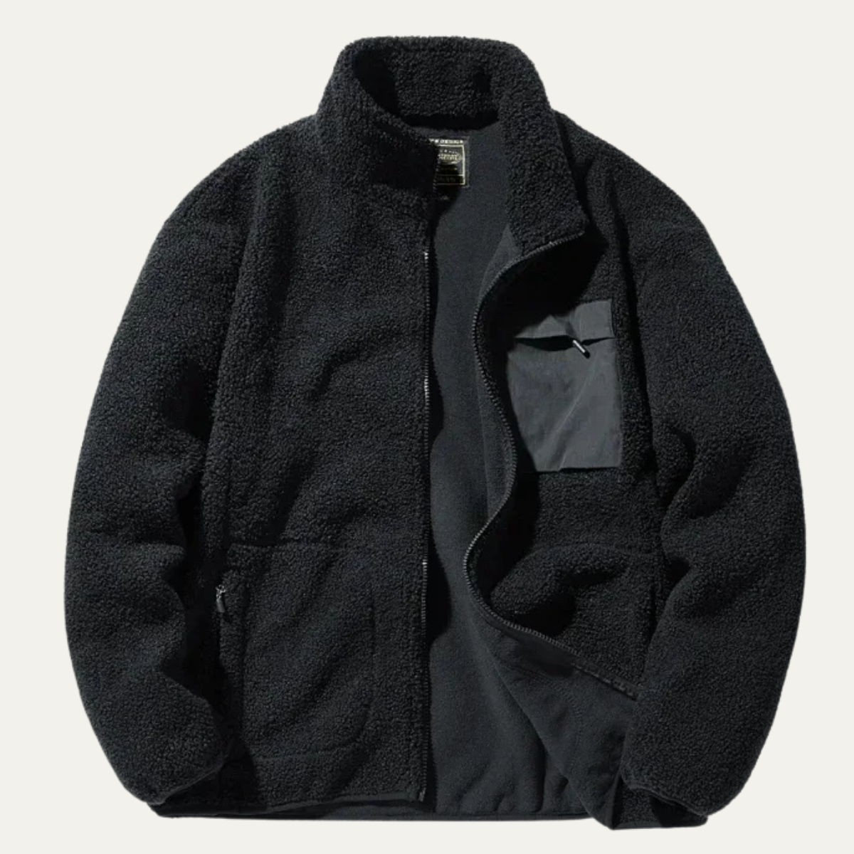 Men's Warm Fleece Zip Up Jacket