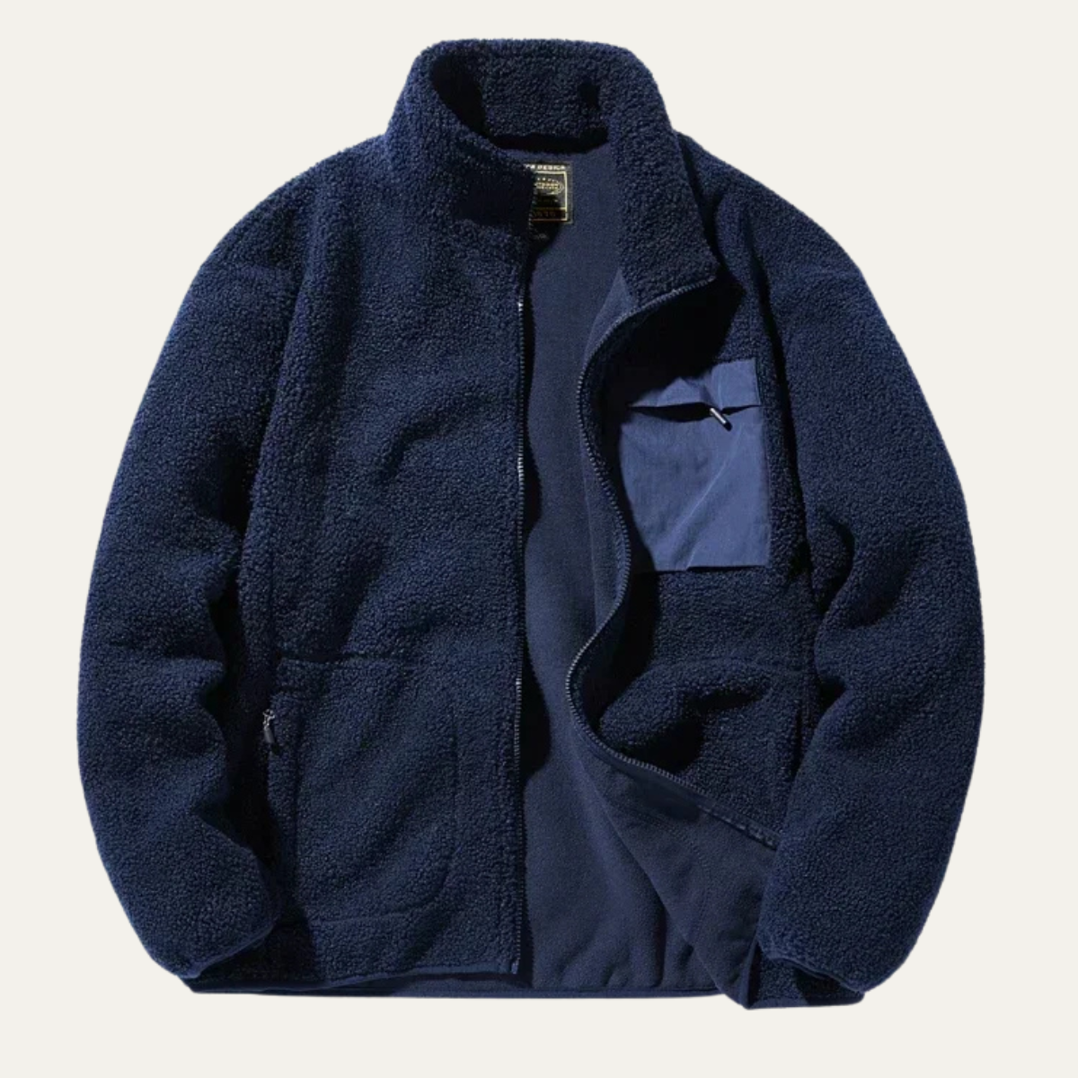 Men's Warm Fleece Zip Up Jacket