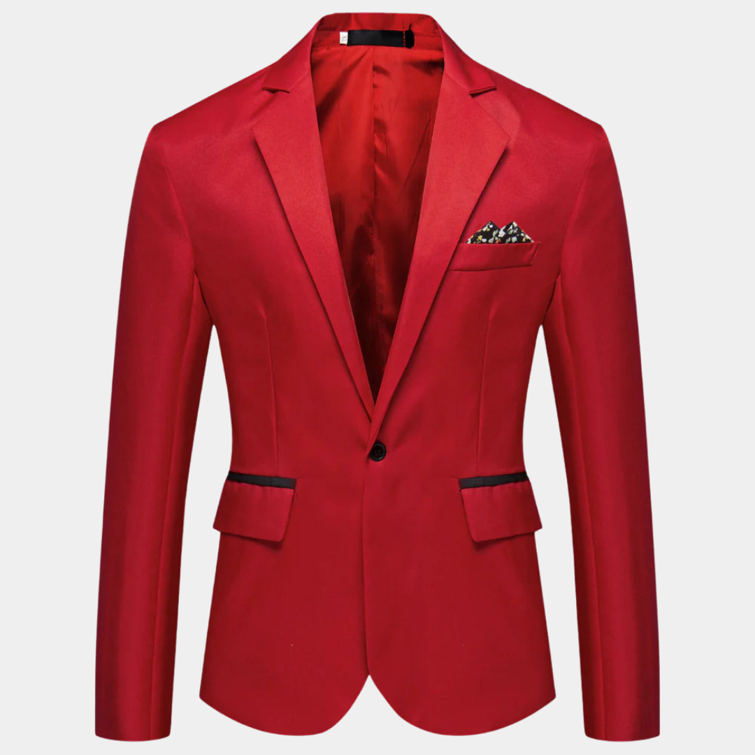 Men's Modern Blazer Comfortable Fit
